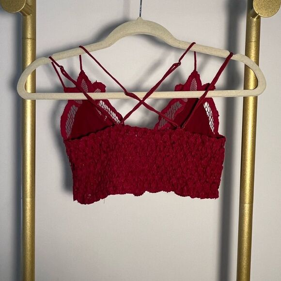 NWOT FREE PEOPLE Lace Bralette - Picture 8 of 9